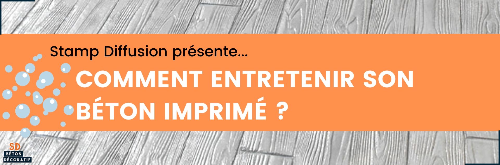 Comment entretenir son béton imprimé ?